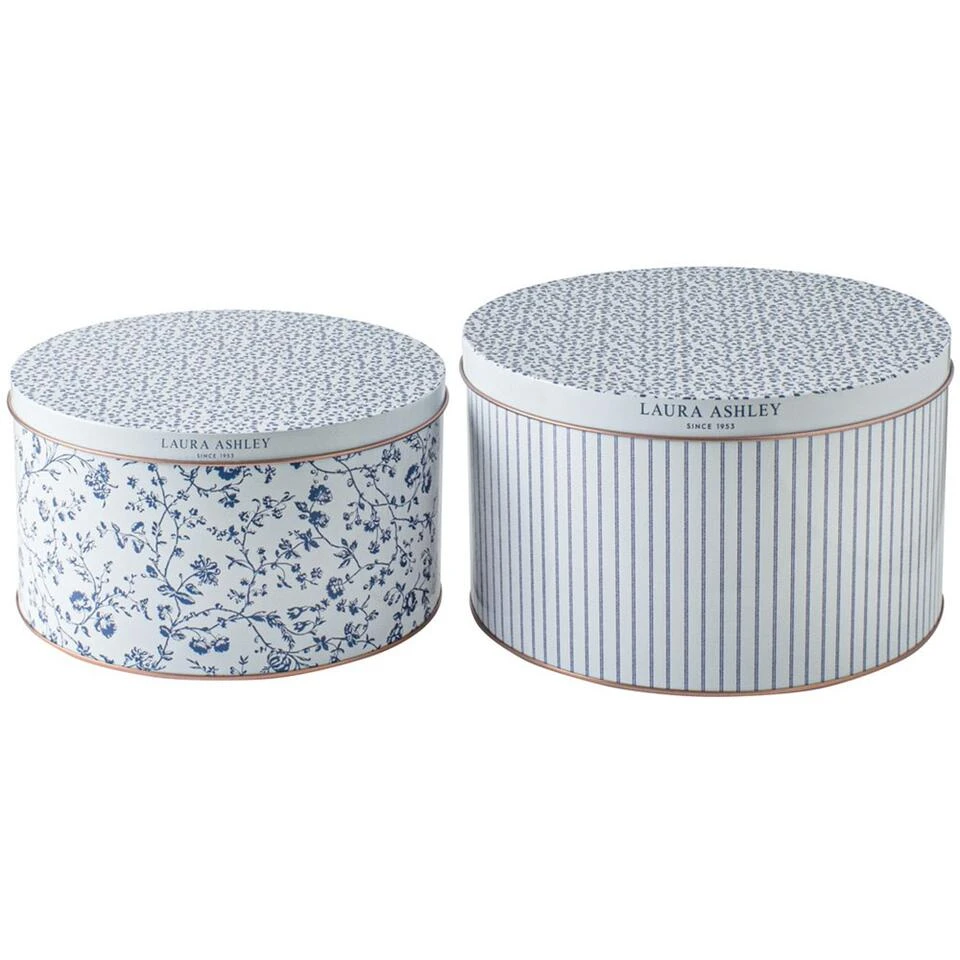 Laura Ashley Set 2 Blikken Candy Stripe En Woodruff - Afbeelding 2