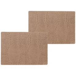 Wicotext Placemats - 4 Stuks - Coko - Beige - 43 X 30 Cm