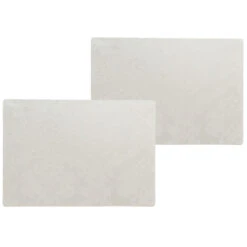 Wicotext Placemats - 4 Stuks - Amatista - Wit - 43 X 30 Cm