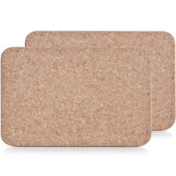 Zeller Placemat - 2 Stuks - Bruin - Kurk - 30 X 20