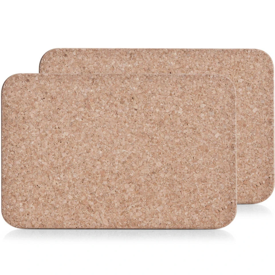 Zeller Placemat - 2 Stuks - Bruin - Kurk - 30 X 20