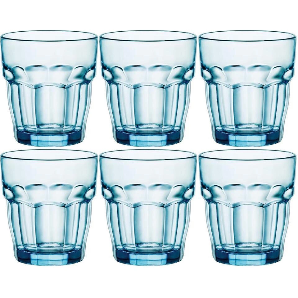 Bormioli Rocco Drinkglazen - 6 Stuks - Blauw - 270 Ml
