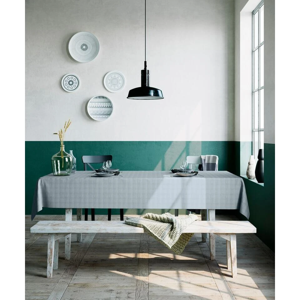 Mistral Home - Tafelkleed Gerecycleerd - 150x250 Cm - Lichtblauw - Afbeelding 2