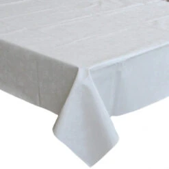 Bellatio Design Tafelzeil - Wit - Bloemen Motief - 140 X 250 Cm