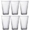 Duralex Longdrinkglazen Prisme - 6 Stuks - Glas - 330 Ml