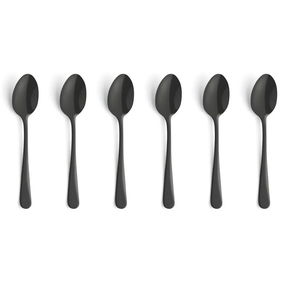 Amefa Austin Black 6 Koffielepels