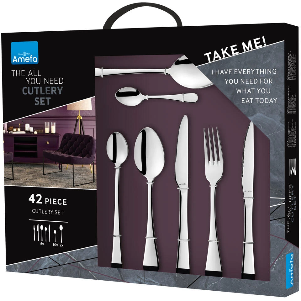 Amefa Rome All You Need 42-delige Bestekset - Afbeelding 2