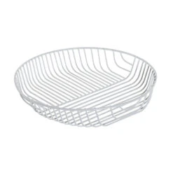 Items Fruitschaal - Wit - Metaal - 30 X 30 Cm