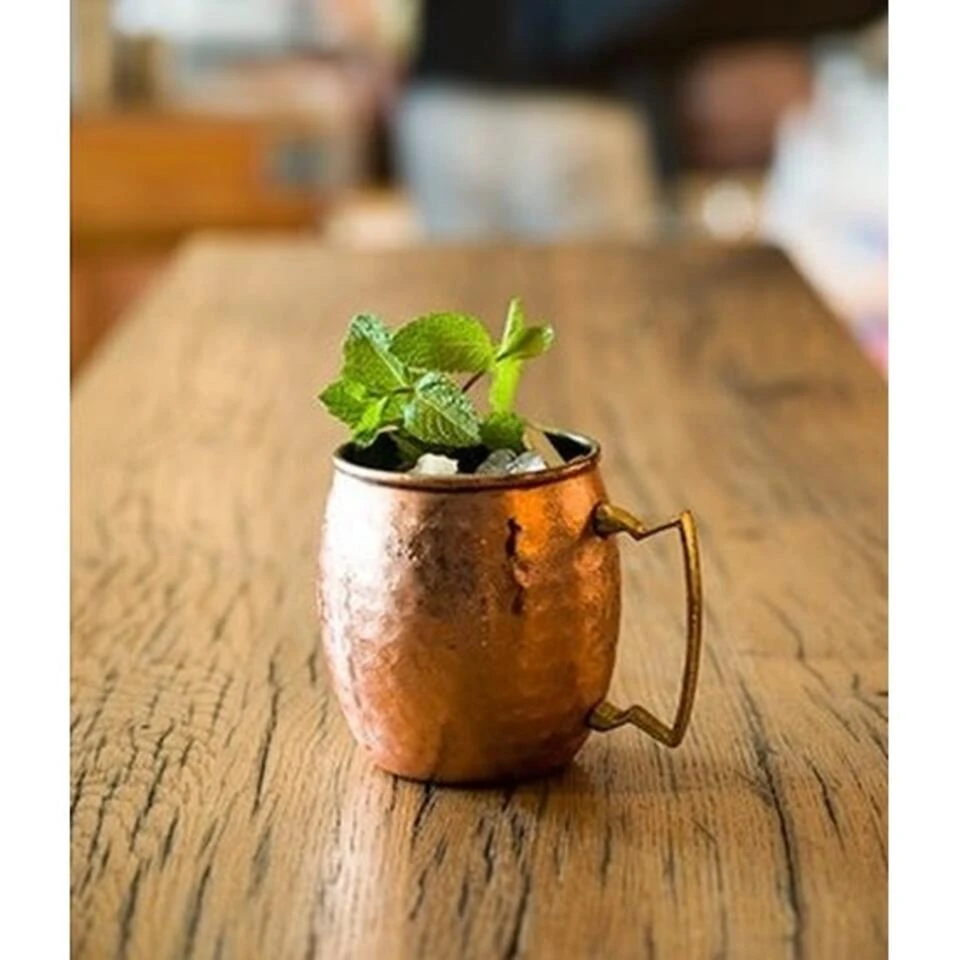 Cosy & Trendy Cocktailglazen Moscow Mule - Gehamerd Koper - 450 Ml - Afbeelding 2
