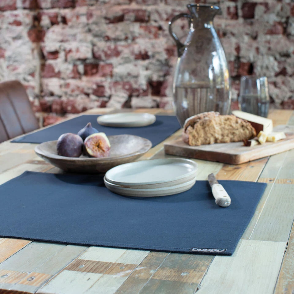 DDDDD Placemat Kit - 35x45cm - Blauw - 2 Stuks - Afbeelding 2