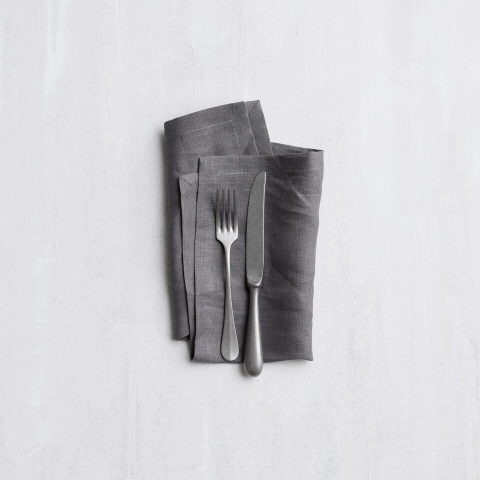 DDDDD Servet Cabin - 40x40cm - Grijs - 2 Stuks - Afbeelding 2