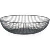 Zeller Fruitschaal - Zwart - Metaal - 28 Cm