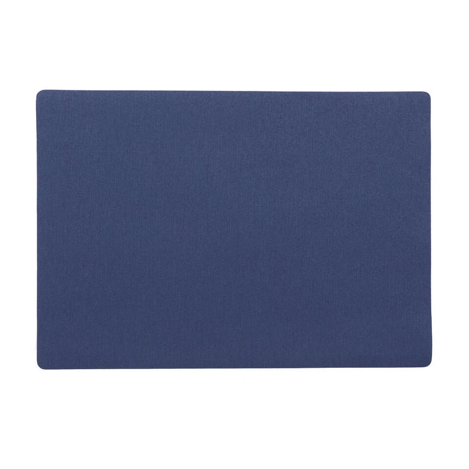 Wicotex Placemat Plain - Luxe - Donkerblauw - 43 X 30 Cm