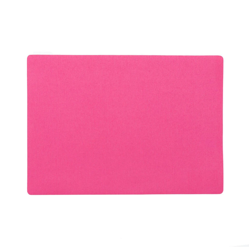 Wicotex Placemat Plain - Luxe - Fuchsia - 43 X 30 Cm