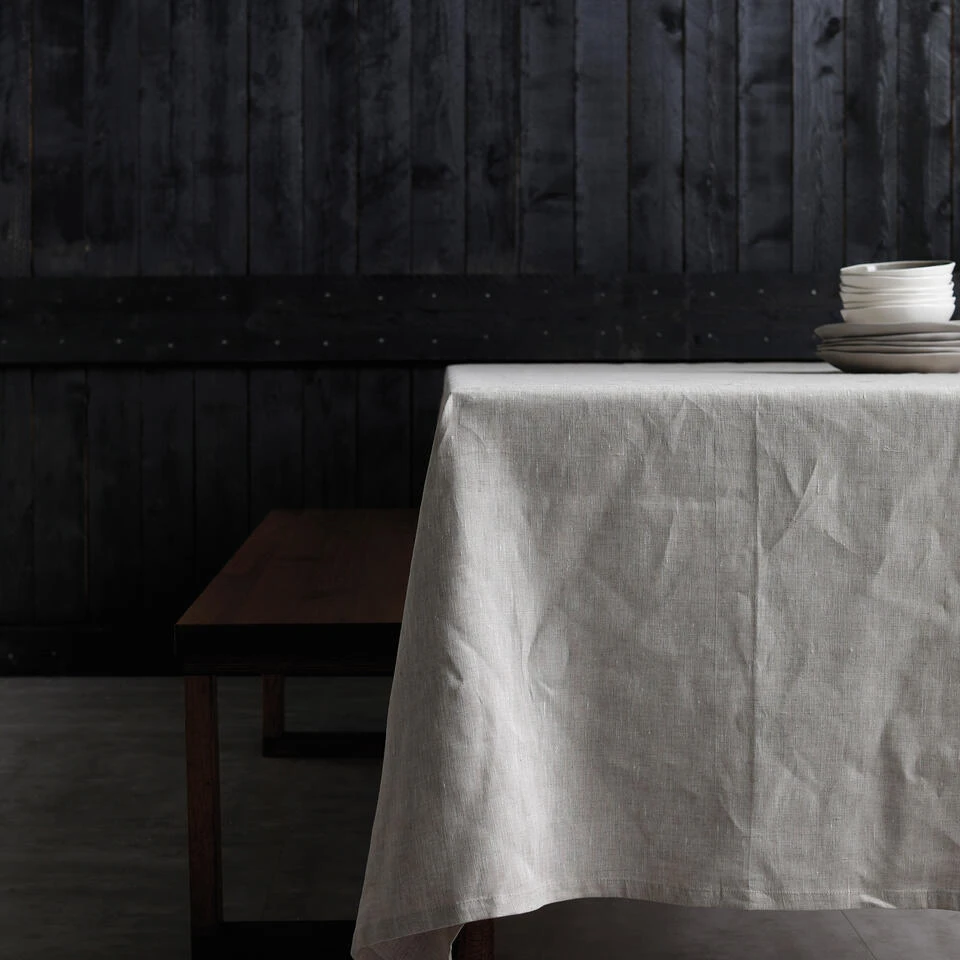 DDDDD Tafellaken Cabin - Linnen - 140 X 200 Cm - Naturel - Afbeelding 3