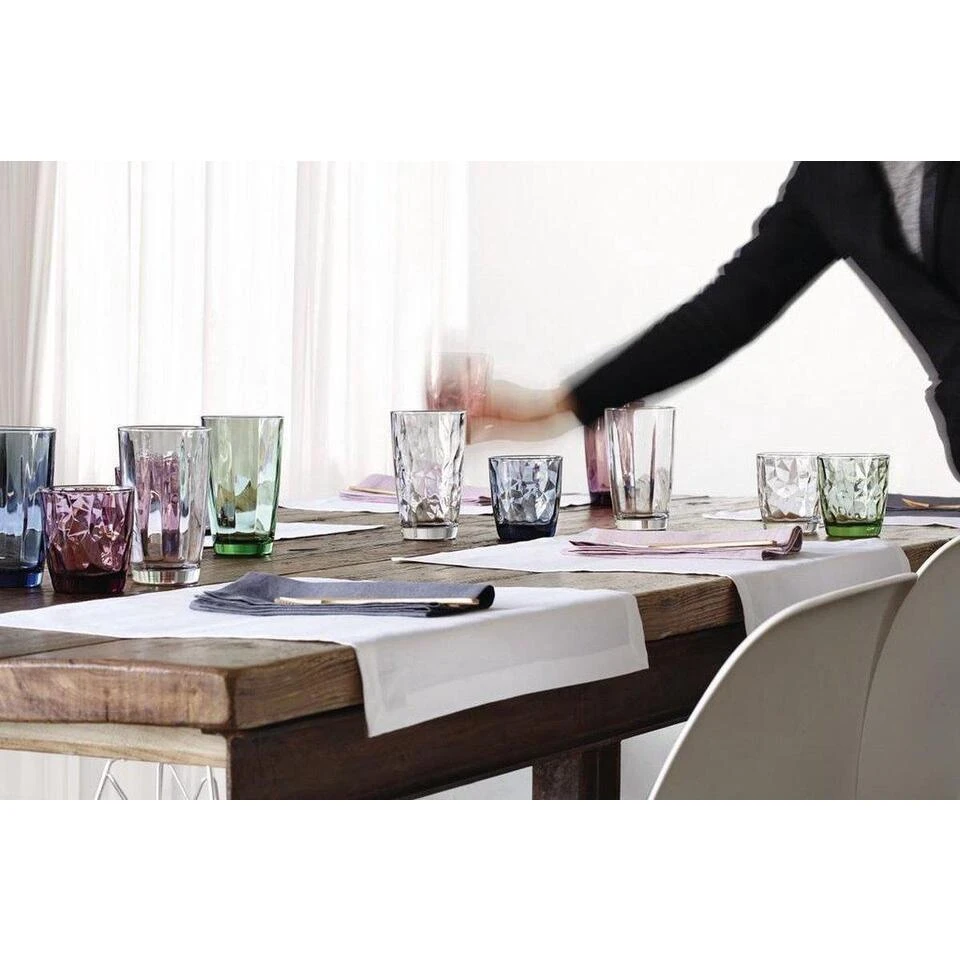 Bormioli Rocco Diamond Waterglas - 39 Cl - Blauw - Set-6 - Afbeelding 2