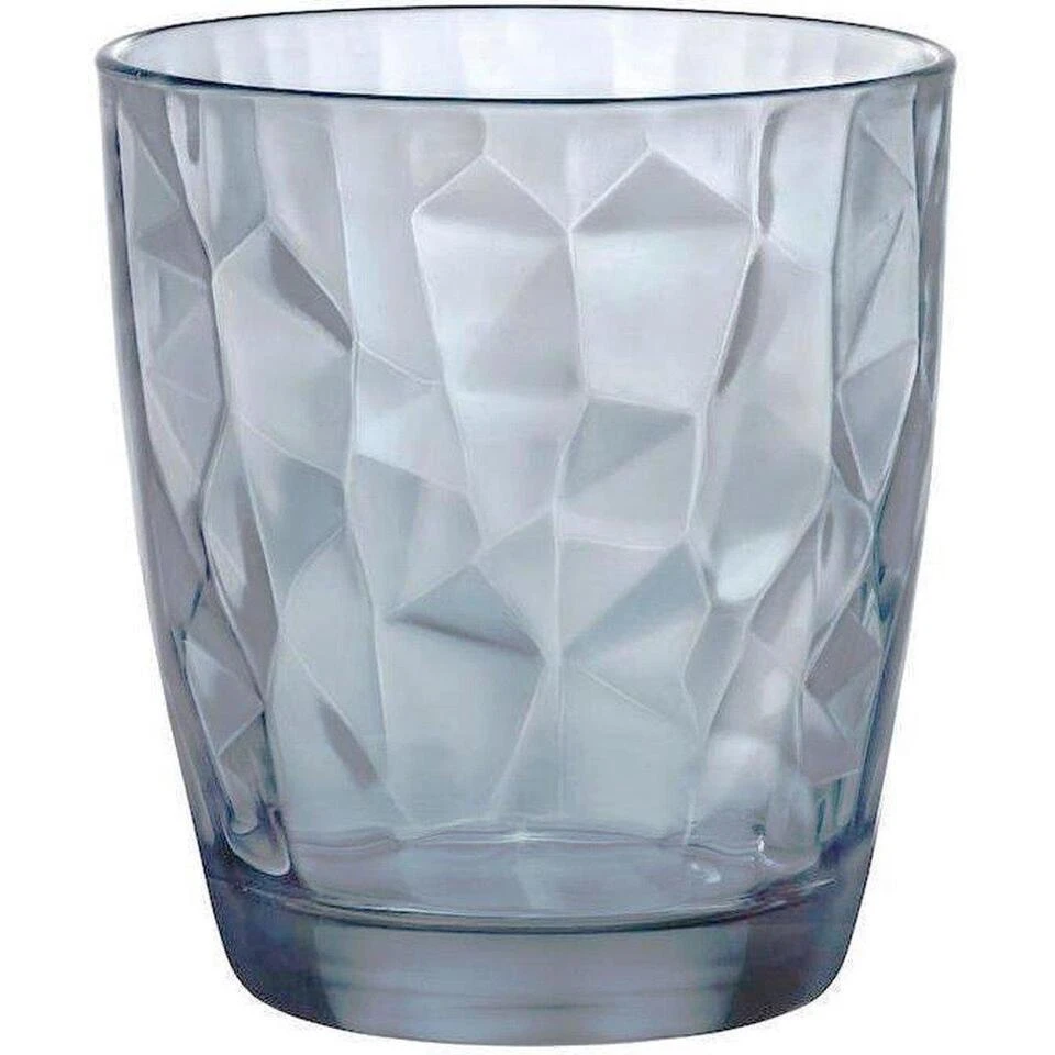 Bormioli Rocco Diamond Waterglas - 39 Cl - Blauw - Set-6