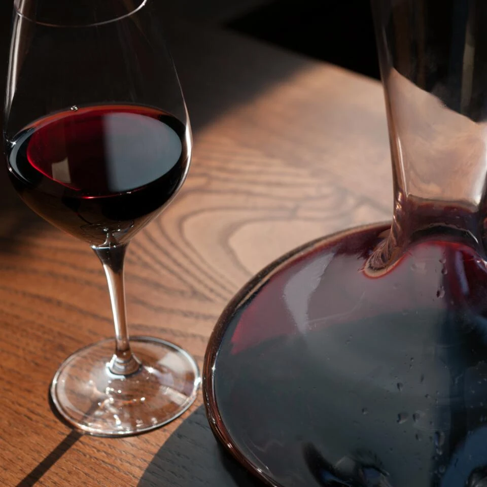 Orange85 Decanteer Karaf Met Oor 1.5L Wijn Beluchter Decanteerkan Glas - Afbeelding 2