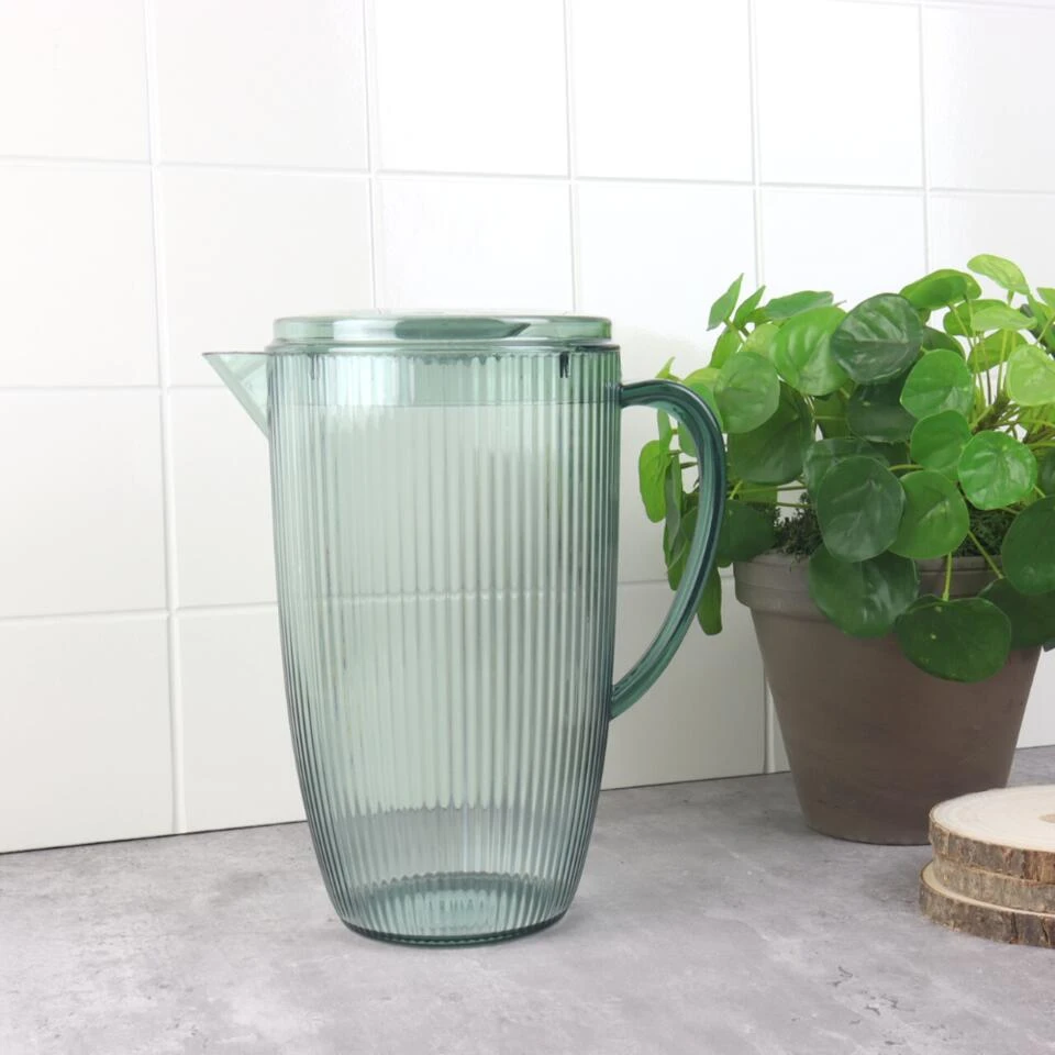 Orange85 Waterkan Kunststof Met Deksel Ribbel 2.5L - Afbeelding 2