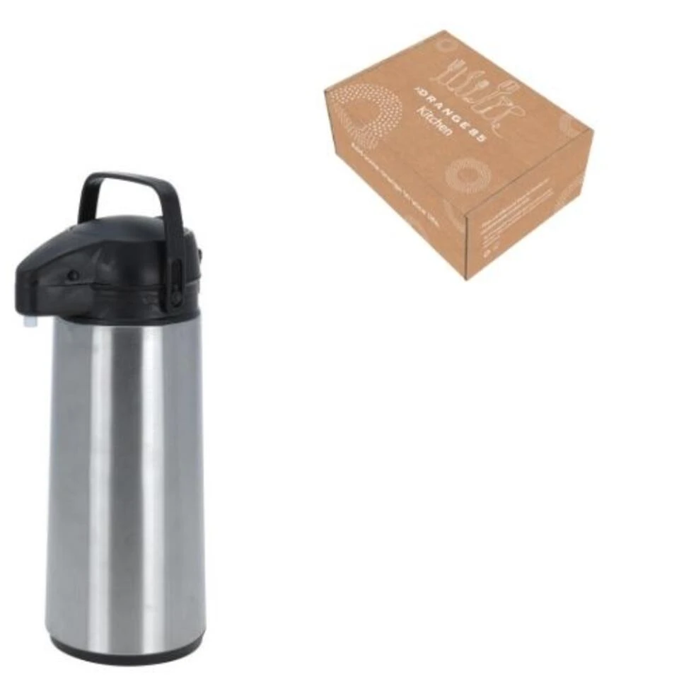 Orange85 Thermoskan Thermosfles Koffie/Thee RVS 1800ml - Afbeelding 2