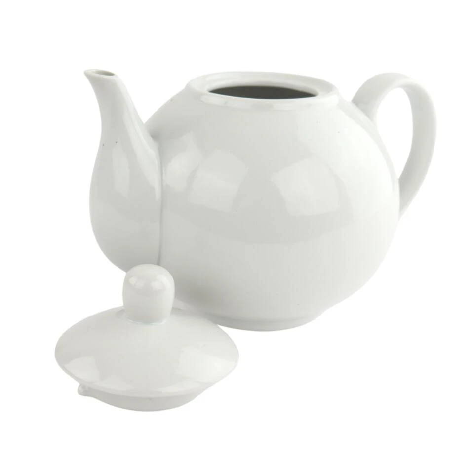 Orange85 Theepot Wit 1,1L 18x15x16cm Porselein - Afbeelding 2