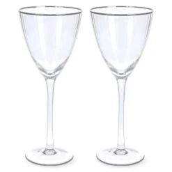 Orange85 Wijnglazen Witte Wijn Luxe 2 Stuks 90 X 225 Mm Transparant