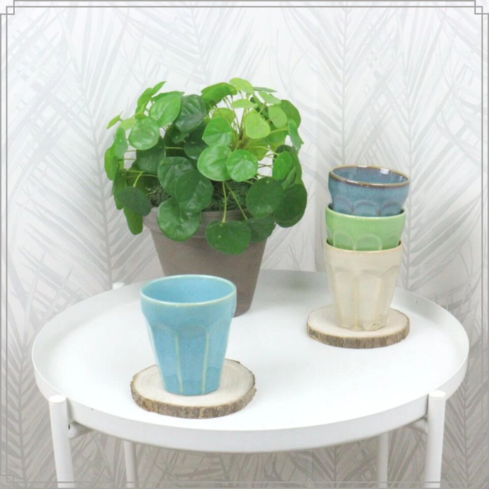 OTIX Cappuccino Kopjes 4 Stuks 250 Ml Porselein Hittebestendig Keuken - Afbeelding 4