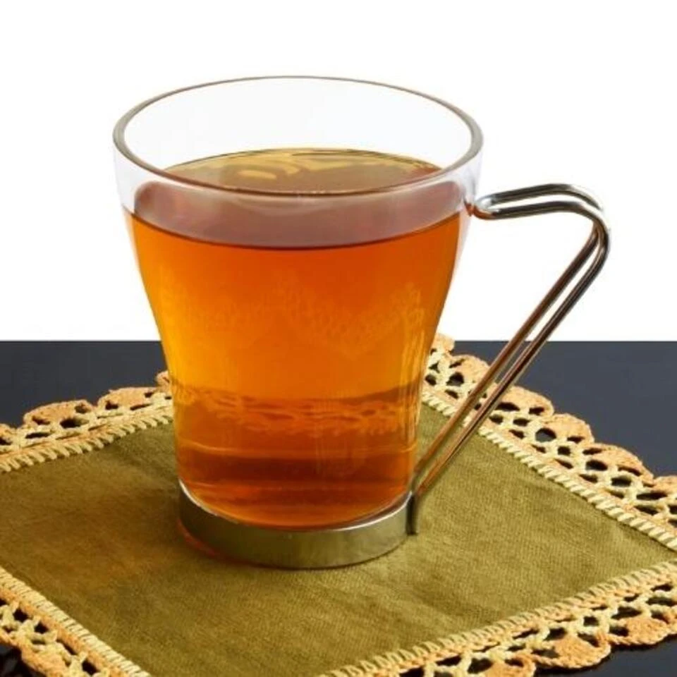 Orange85 Theeglazen Koffieglazen Met Oor 230 Ml 6 Stuks Transparant - Afbeelding 4