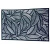 Orange85 Placemats Met Veren Set Van 4 Zwart 45x30x0.5 Cm PVC
