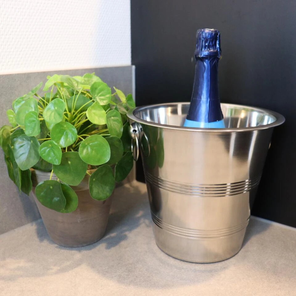 Orange85 Champagnekoeler Wijnkoeler RVS 4 Liter Luxe - Afbeelding 2