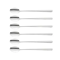 Orange85 Latte Macchiato Lepels IJslepels 20 Cm 6 Stuks RVS