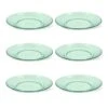 Orange85 Borden Set Van 6 Stuks Groen Transparant Plastic Kunststof