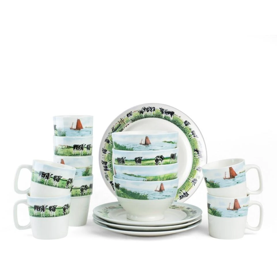 Wiebe Van Der Zee Set 16 Delig Servies 4 Persoons Beste Stuurlui - Afbeelding 2