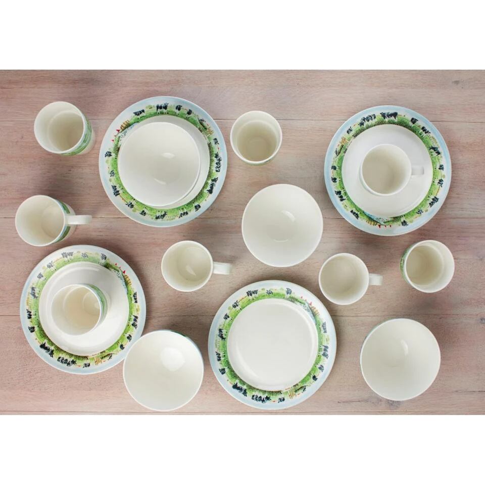 Wiebe Van Der Zee Set 16 Delig Servies 4 Persoons Beste Stuurlui - Afbeelding 3