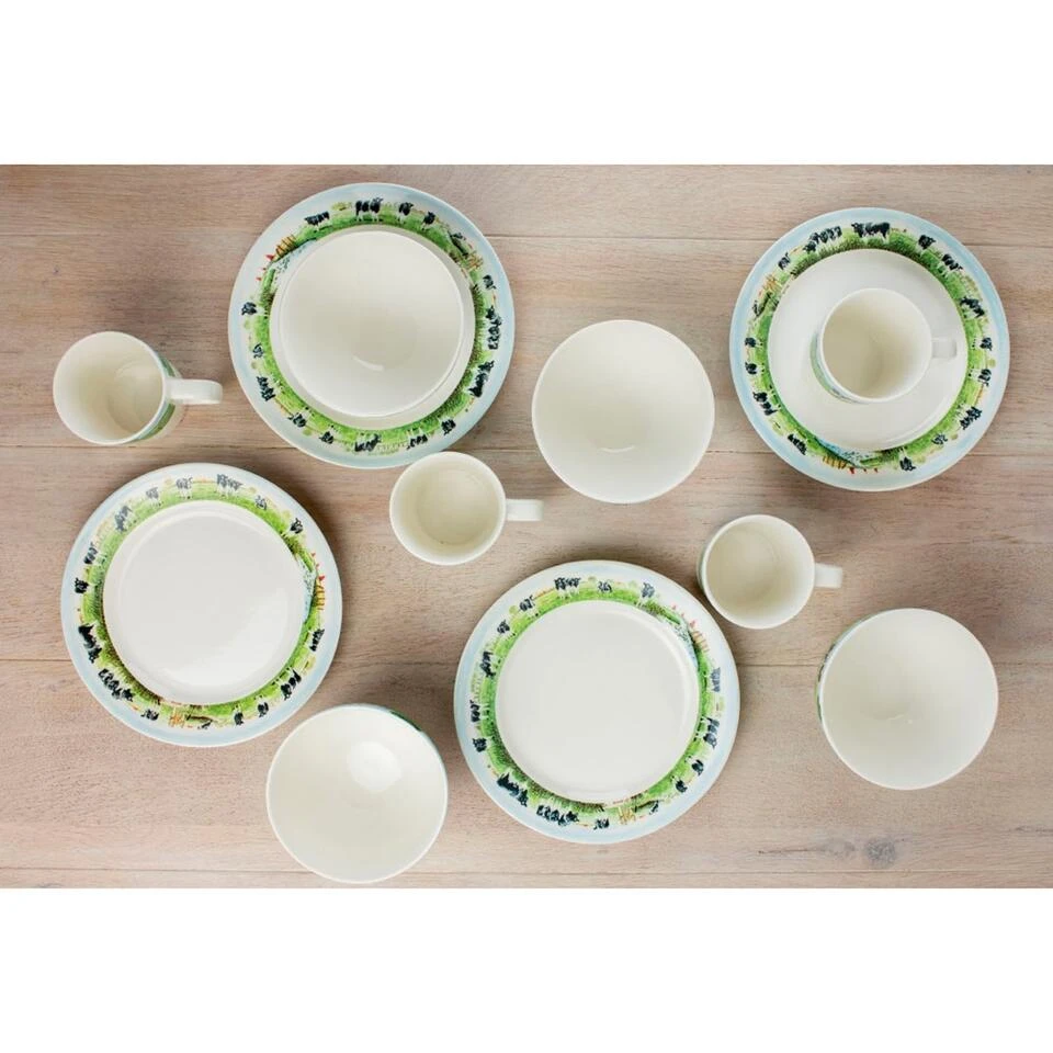 Wiebe Van Der Zee Set 12 Delig Servies 4 Persoons Beste Stuurlui - Afbeelding 3