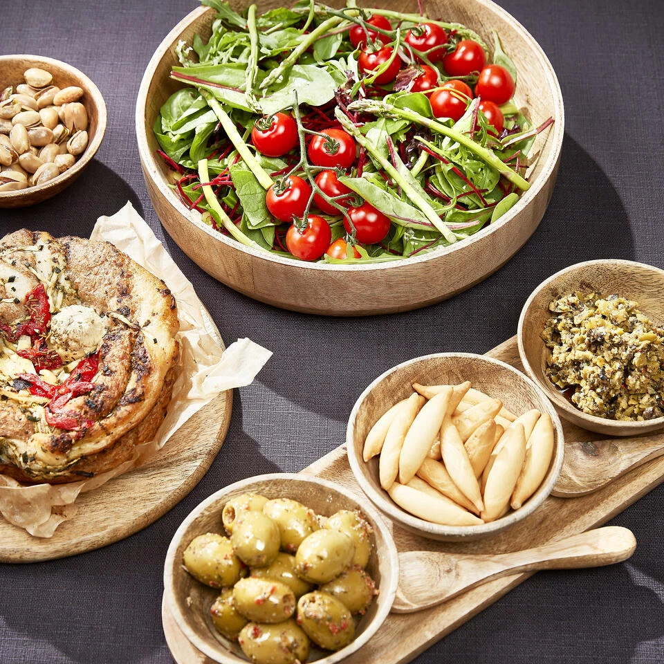 Mica Decorations Tomar Schaal - H6 X Ø26 Cm - Mangohout - Lichtbruin - Afbeelding 4