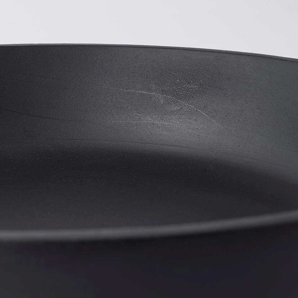 Mica Decorations Tomar Schaal - H6 X Ø26 Cm - Mangohout - Zwart - Afbeelding 3