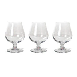 Gerim Cognac Glazen - 3 Stuks - Glas - 250 Ml