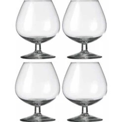 Cognac Glazen - 4 Stuks - Groot - Glas - 800 Ml