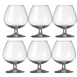 Royal Leerdam Cognac Glazen - 6 Stuks - Glas - 250 Ml