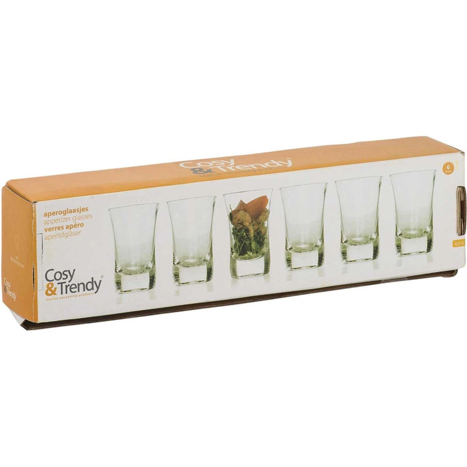 Cosy & Trendy Shotglazen - 6 Stuks - Glas - 35 Ml - Afbeelding 2