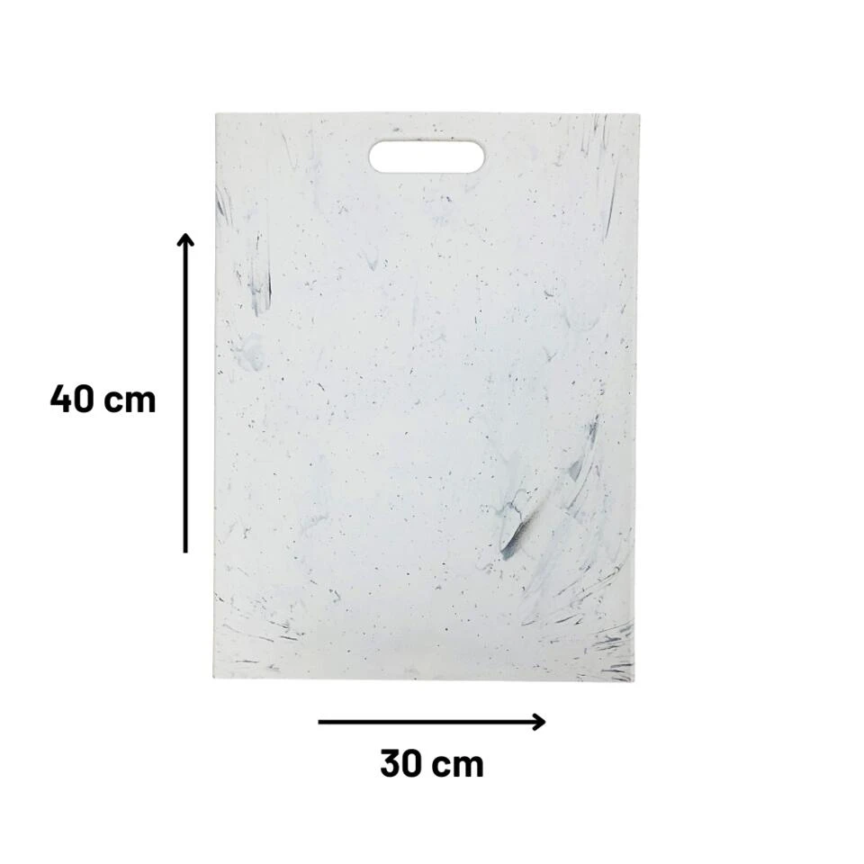 Orange85 Snijplank Marmerlook Kunststof 40 X 30 Cm - Afbeelding 2