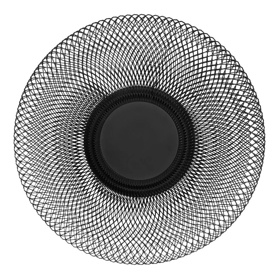 QUVIO Fruitschaal Metaal Mesh - Zwart - Afbeelding 4