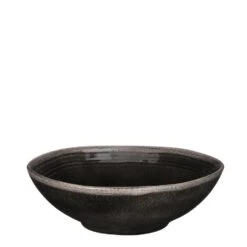 Mica Decorations Tabo Schaal - H7,5 X Ø23,5 Cm - Zwart