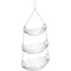 Excellent Houseware Hangend Fruitmandje - IJzer - 72 Cm - Fruitschaal