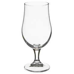 Secret De Gourmet Bierglazen - 4 St - Transparant - Voetglazen - 370 Ml - 18 Cm