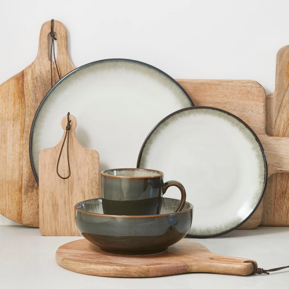 Mica Decorations Duko Serveerplank - Ø28 Cm - 100% FSC - Bruin - Afbeelding 2