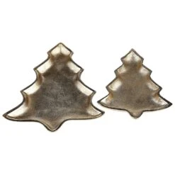 Beliani Decoratieve Schaal DURIAN - Goud Aluminium