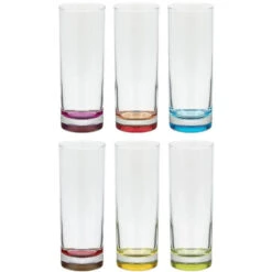 Secret De Gourmet Longdrink Glazen - 6 St - Colori - 310 Ml