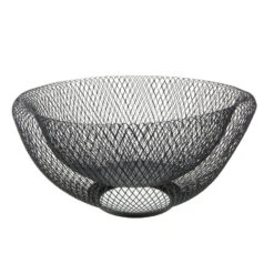 Cosy&Trendy Fruitmand - Zwart - Ø 30,5 X H 15 Cm